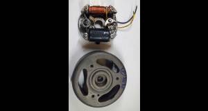 Magnetrad Sachs linksdrehend, occasion mit Zündung